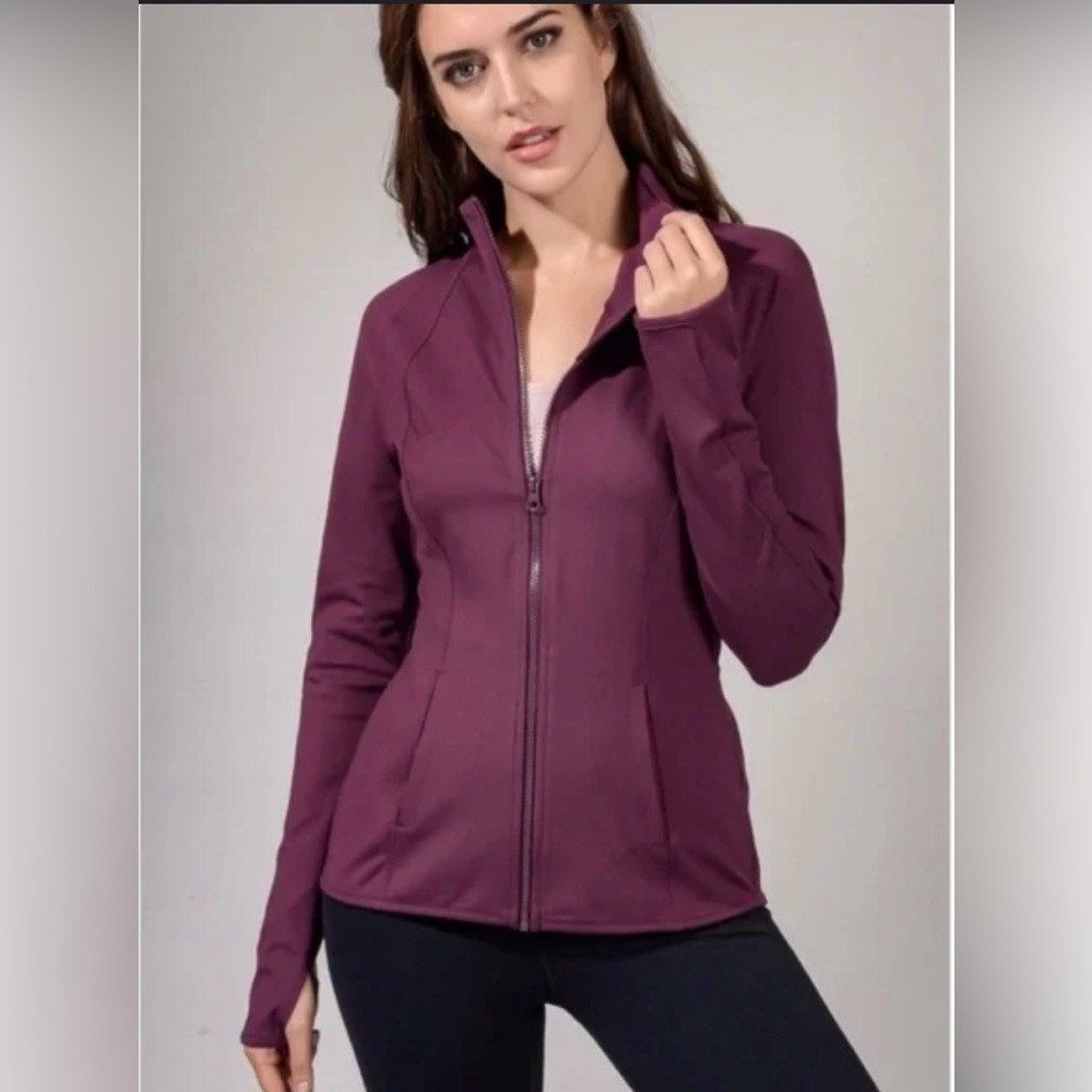 Yogalicious Deep Purple Women's Jacket Size Medium